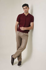 PEARLWEAVE CLASSIC POLO-PURPLE