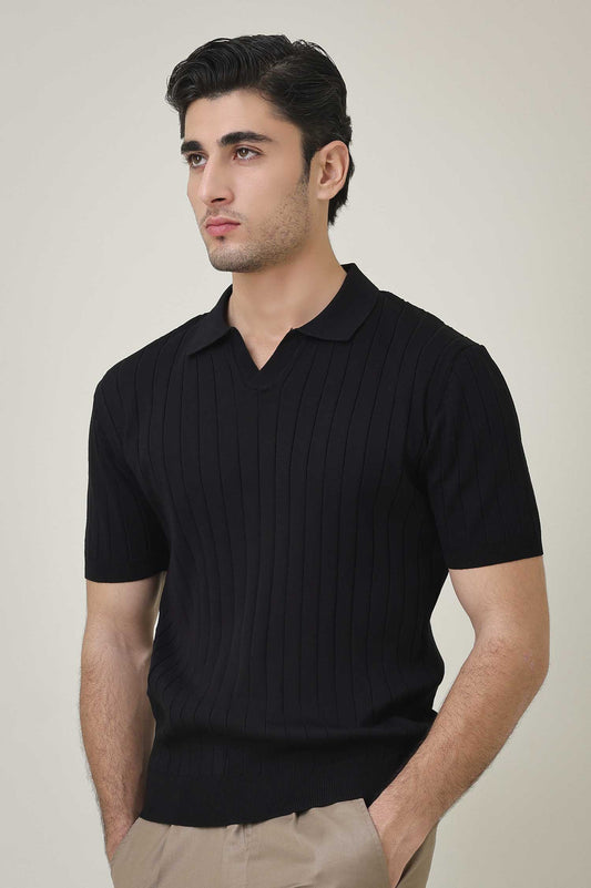 RIDGE CLASSIC POLO-BLACK
