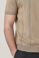 TEXTURELLO LOOM POLO-CAMEL