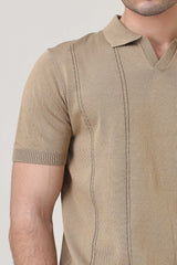 TEXTURELLO LOOM POLO-CAMEL
