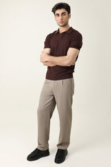 PRESTIGE COLLAR POLO-COFFEE