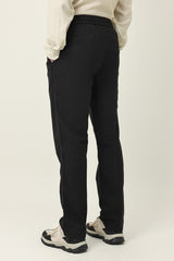 CASUAL DRAWSTRING TROUSER-BLACK