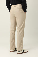 CASUAL DRAWSTRING TROUSER-KHAKI
