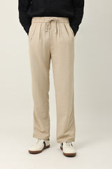 CASUAL DRAWSTRING TROUSER-KHAKI