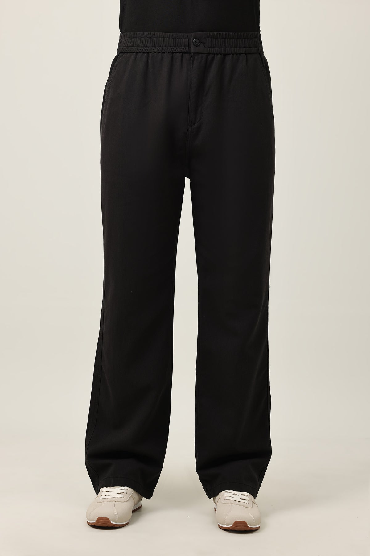 CIPHER LINE TAILORED FLOW BOTTOM-BLACK