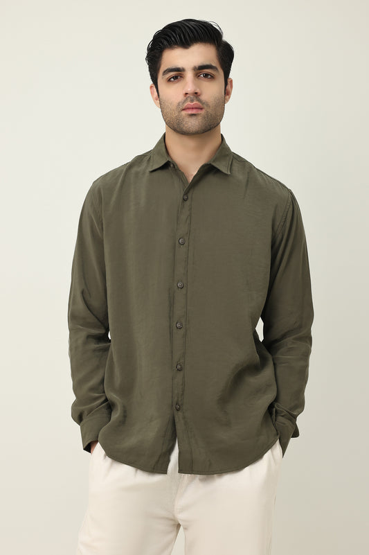 PRIME SMART SHIRT-OLIVE