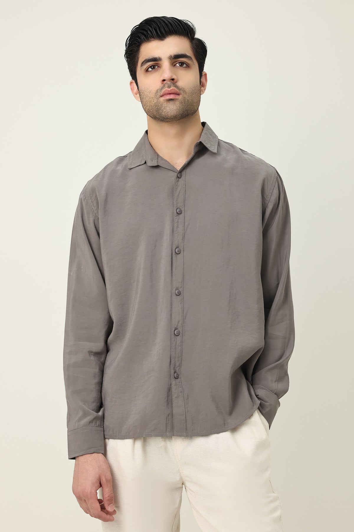 PRIME SMART SHIRT-GREY