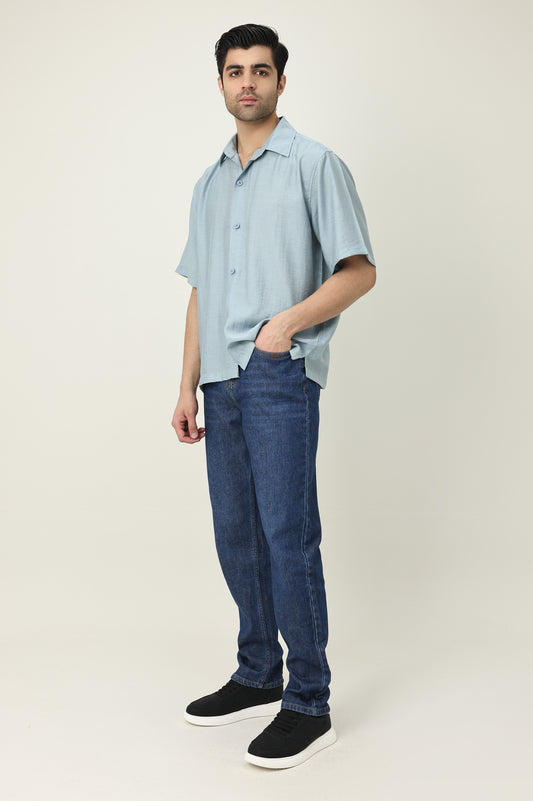 AIR LIGHT COMFORT SHIRT-S/BLU