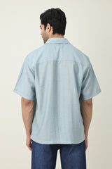 AIR LIGHT COMFORT SHIRT-S/BLU