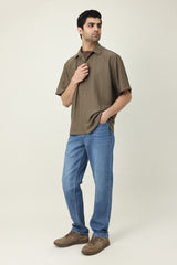 AIR LIGHT COMFORT SHIRT-COFFEE