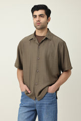 AIR LIGHT COMFORT SHIRT-COFFEE