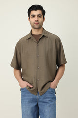 AIR LIGHT COMFORT SHIRT-COFFEE