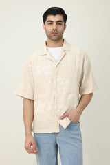 ZENRO PURE FORM SUMMER SHIRT-BEIGE