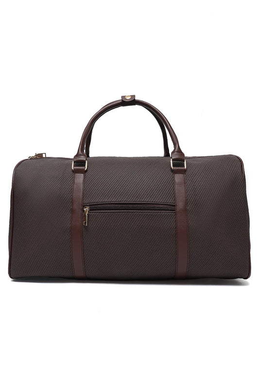 EXECUTIVE TRAVEL HOLDALL BAG-COFFEE