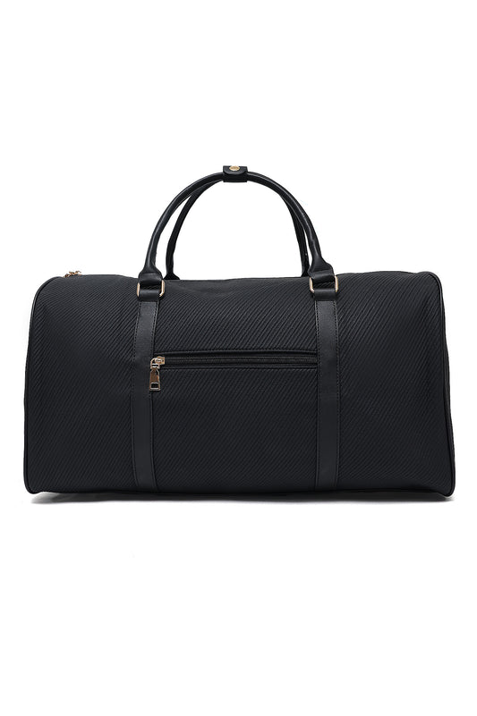 EXECUTIVE TRAVEL HOLDALL BAG-BLACK