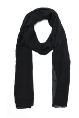 DELUXE SOFT SCARF-BLACK
