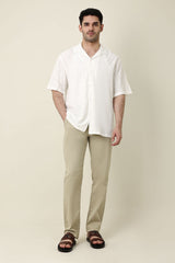 RESORT JACQUARD SHIRT-WHITE