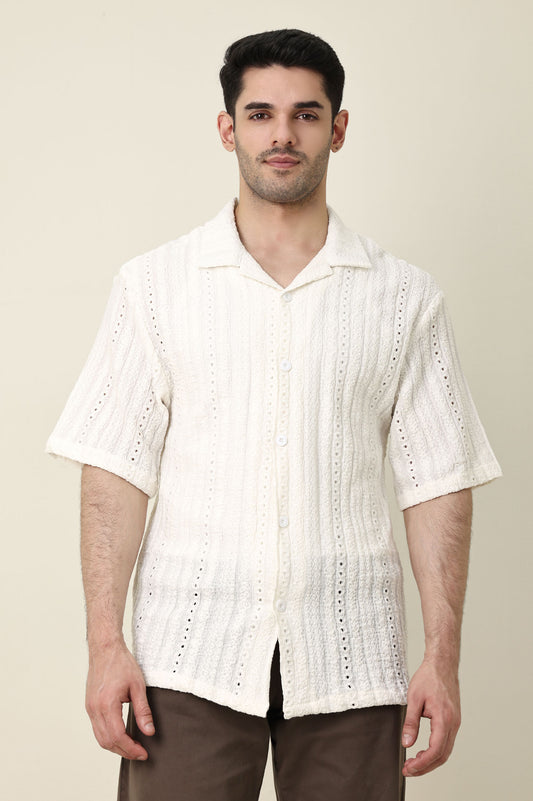 LEISURE SUMMER SHIRT-OFFWHITE