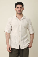 LEISURE SUMMER SHIRT-BEIGE