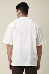 PACIFIC BREEZE KNIT SHIRT-WHITE