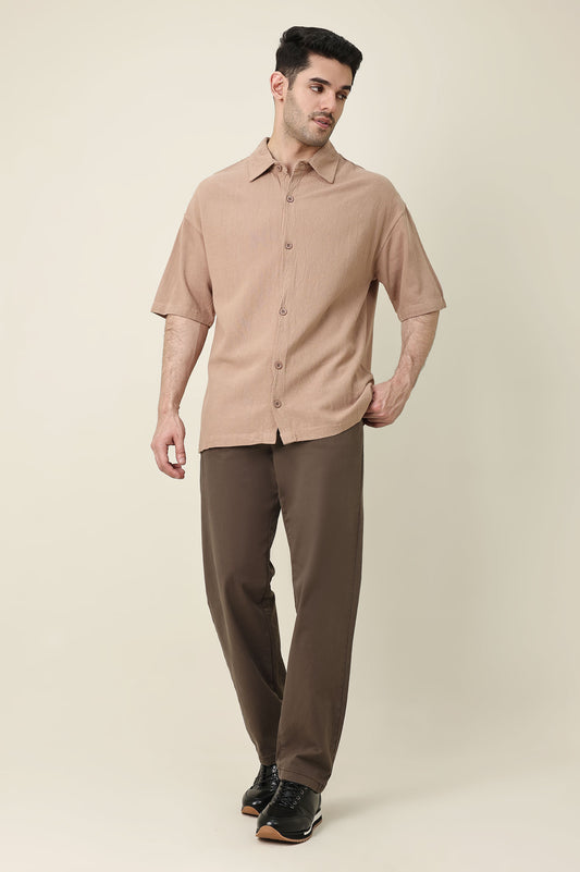 SUMMER DRIFT CASUAL SHIRT-KHAKI