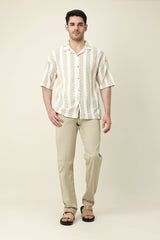 ELITE WARDROBE SHIRT-KHAKI