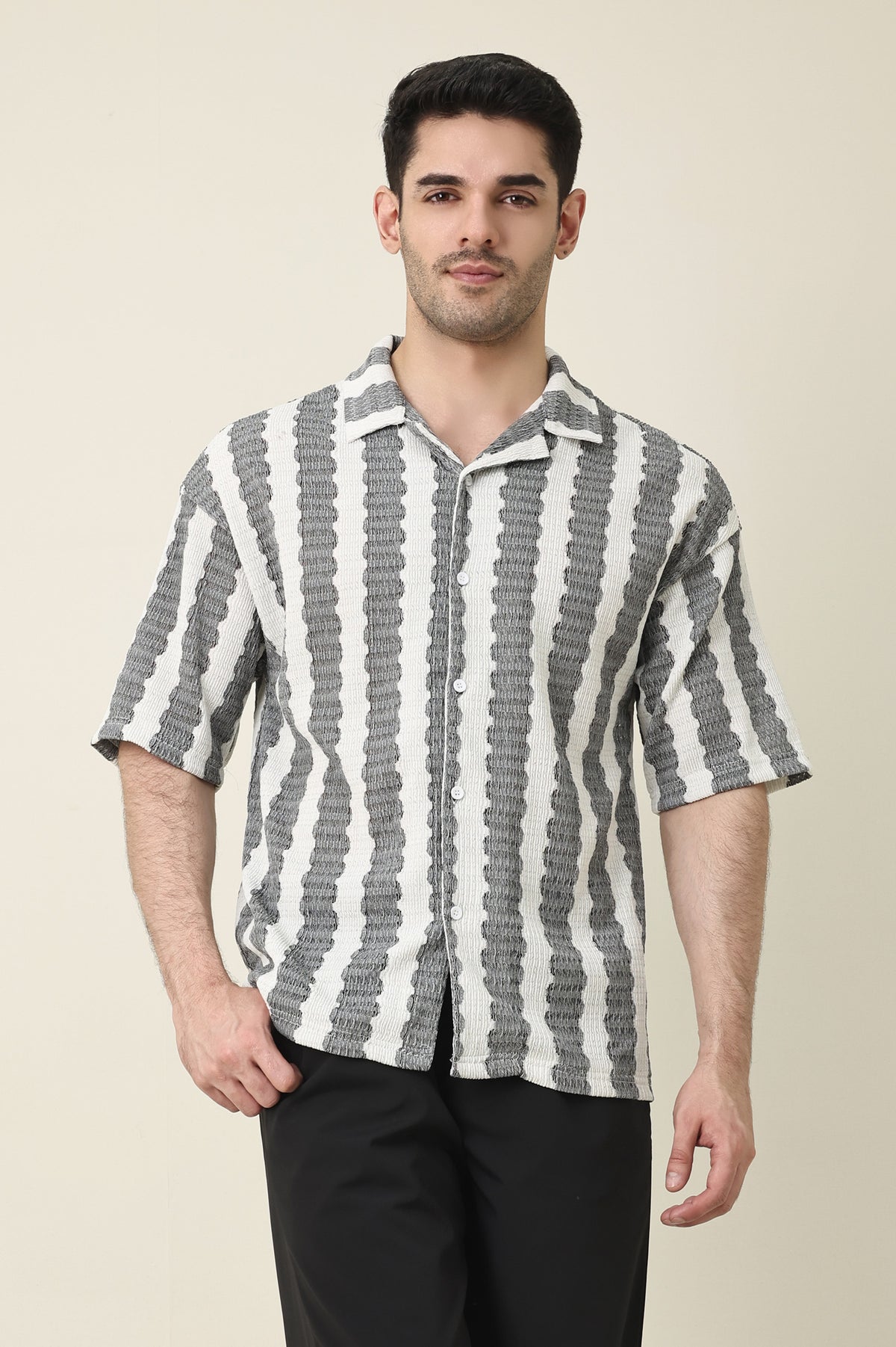ELITE WARDROBE SHIRT-GREY