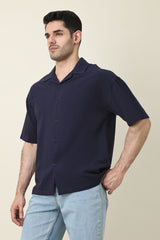 FLOWSTRUCT BUTTON SHIRT-DK/BLUE