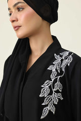 NATURAL ELEGANCE ABAYA-BLACK