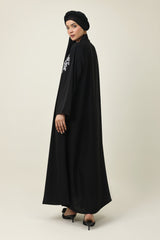 NATURAL ELEGANCE ABAYA-BLACK