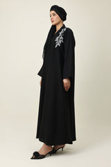 NATURAL ELEGANCE ABAYA-BLACK