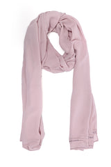 EMBELLISHED EDGE SCARF-LAVENDER