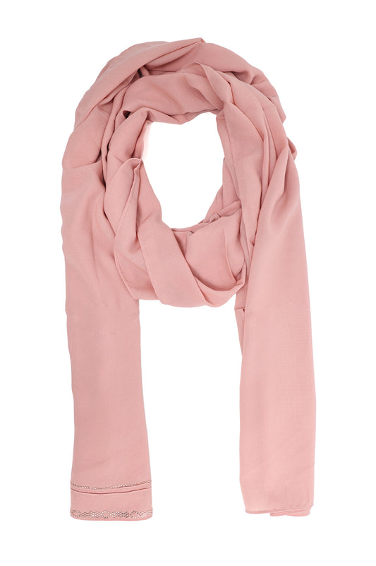 ELEGANT CLASSSIC SCARF-PINK