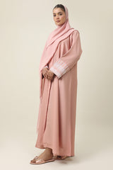 ROUHANI ELEGANT EVERYDAY ABAYA-PINK