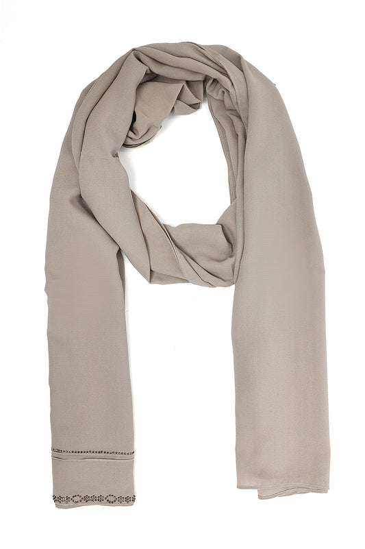 ELEGANT CLASSSIC SCARF-BEIGE