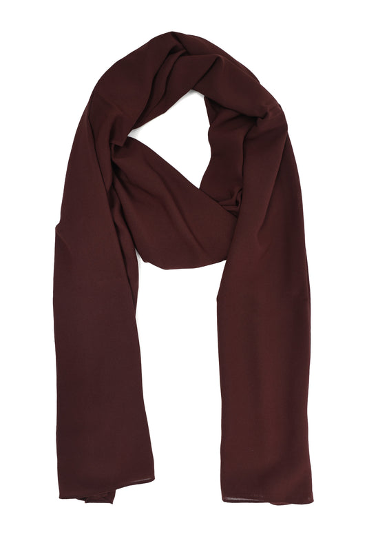 ELEGANT CLASSSIC SCARF-BROWN