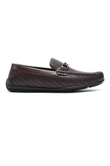 PARIS ROYALE WOVEN LOAFERS-COFFEE