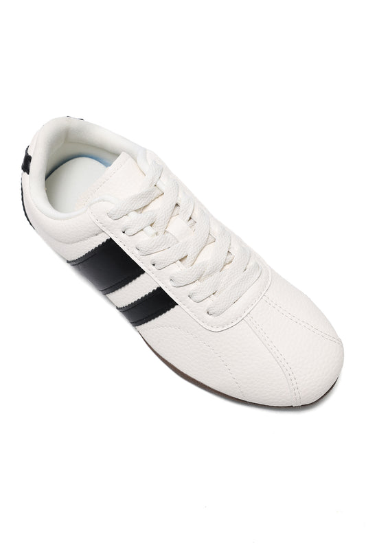 ICON STRIPE SNEAKERS-WHITE