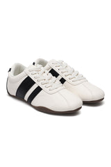 ICON STRIPE SNEAKERS-WHITE