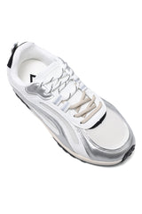 FLEX TRACK SNEAKERS-WHITE
