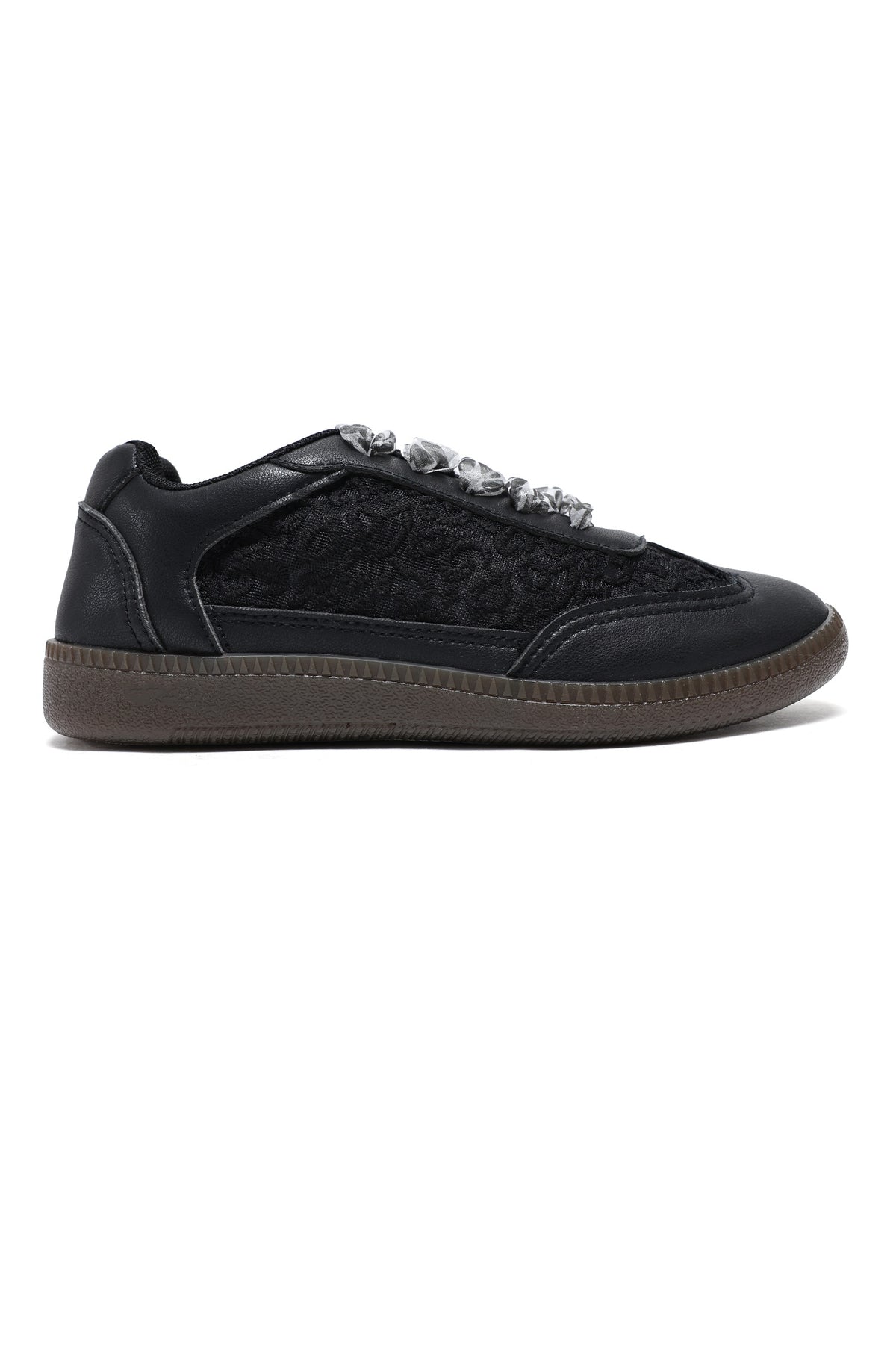 WILD LACE SNEAKERS-BLACK