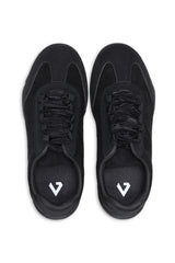 RIBBON CHARM SNEAKERS-BLACK