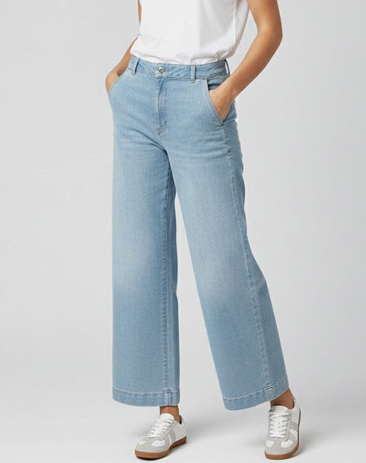 TRUEWIDE COTTON PANT-LT-BLUE