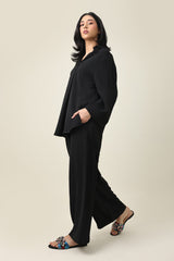 ZENORA FLOW CASUAL ENSEMBLE-BLACK