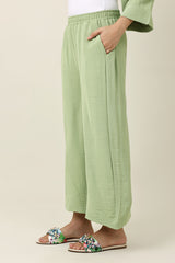 ZENORA FLOW CASUAL ENSEMBLE-GREEN