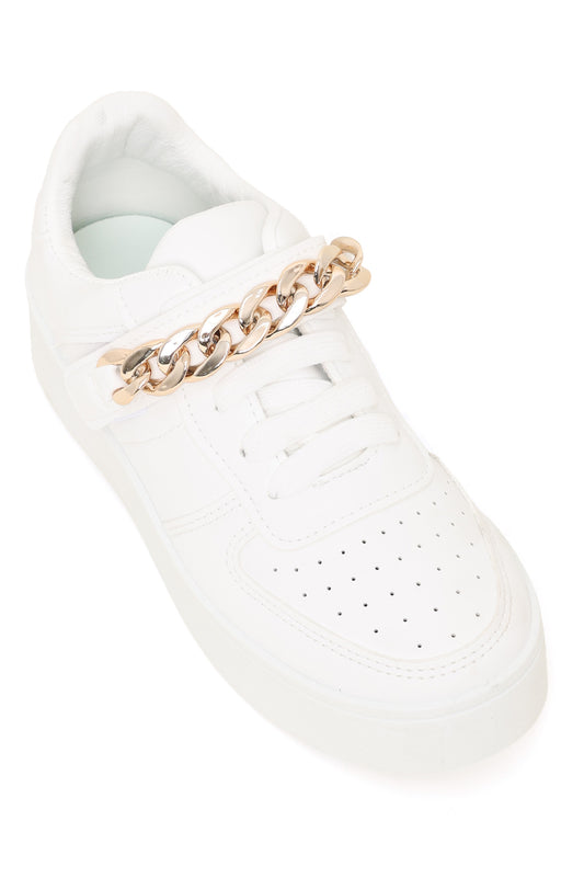 CHIC LINKS KICKS-WHITE