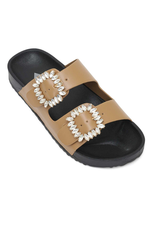 CROSSLUX COMFORT SLIDE-KHAKI
