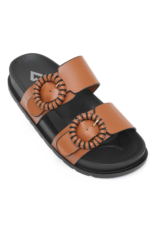 EASY STRAP COMFORT SLIDE-CAMEL