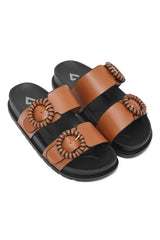 EASY STRAP COMFORT SLIDE-CAMEL