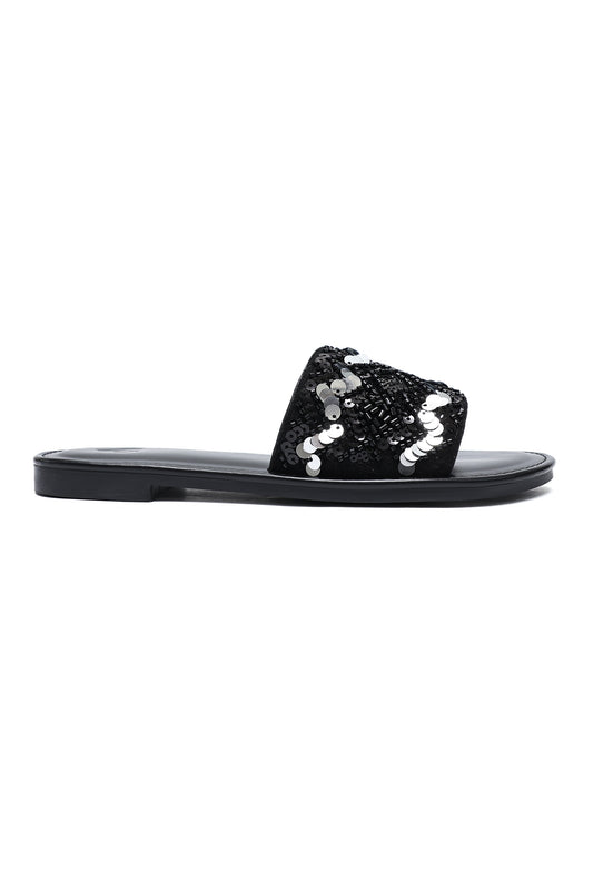BOLD BAND SLIDE-BLACK